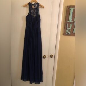 Maniju Navy Blue Formal Dress